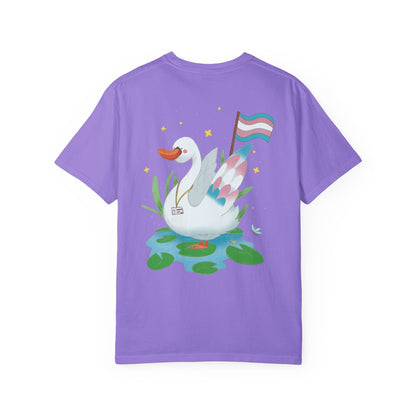 Badgie T-Shirt  - Trans Swan “Tundra”