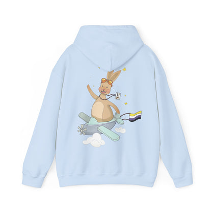 Badgie Hoodie -  Nonbinary Rabbit "Rex"