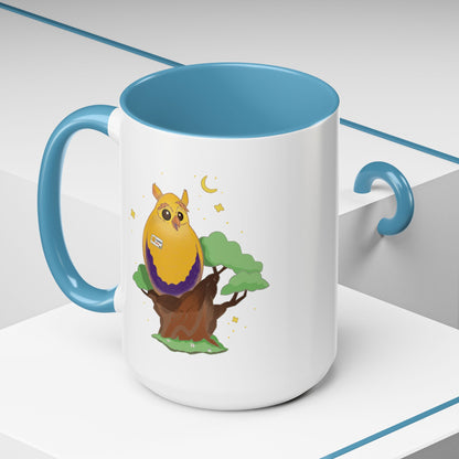 Badgie Ceramic Coffee Mug - Intersex Owl “Albert”