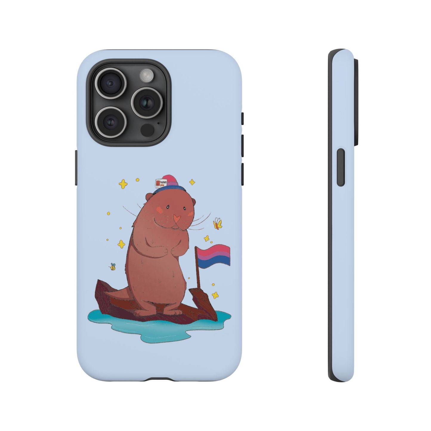 Badgie iPhone Case - Bisexual Otter "River"