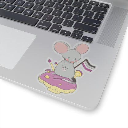 Kiss-Cut Stickers - Asexual Mouse "Roan"