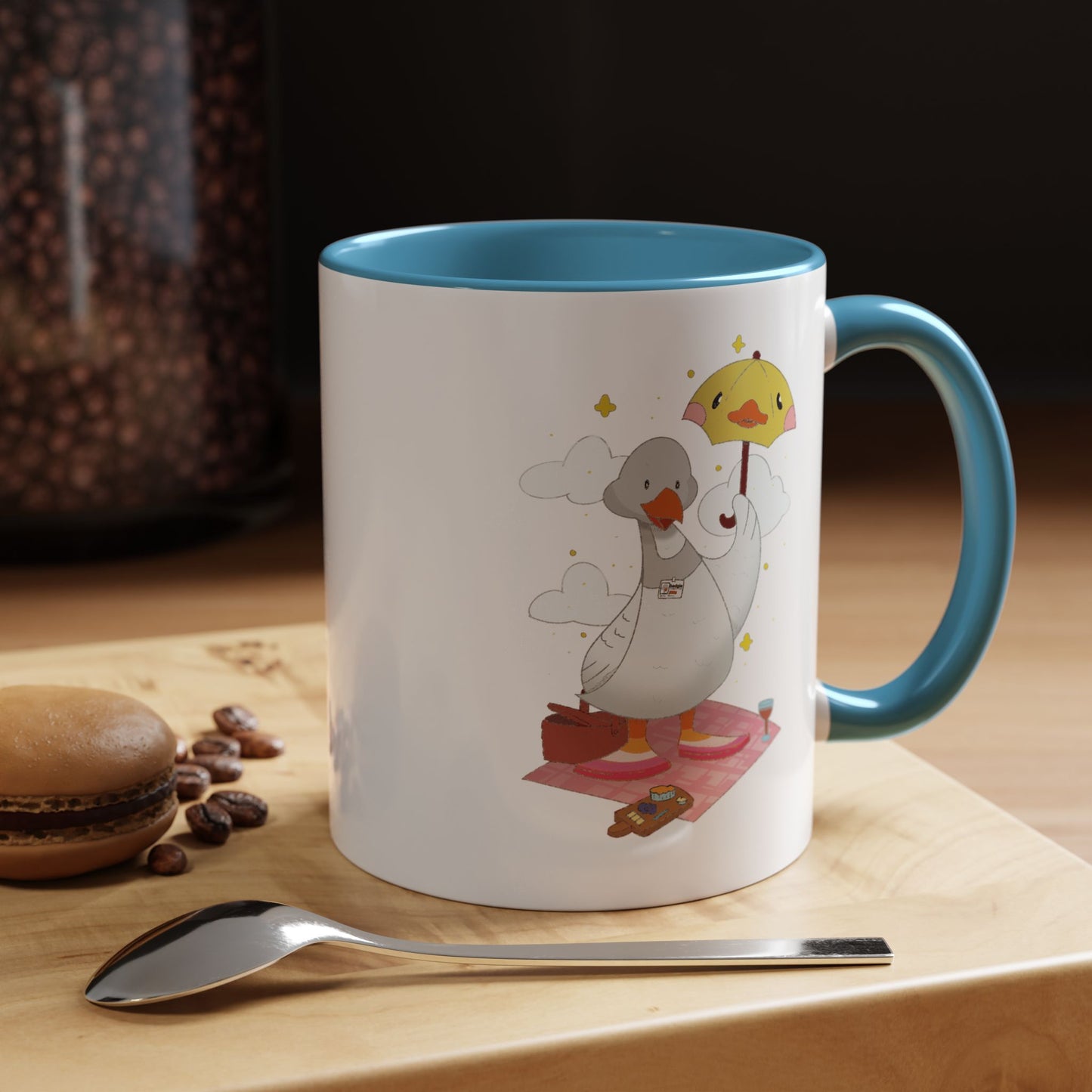 Badgie Ceramic Coffee Mug - Lesbian Goose “Tula”