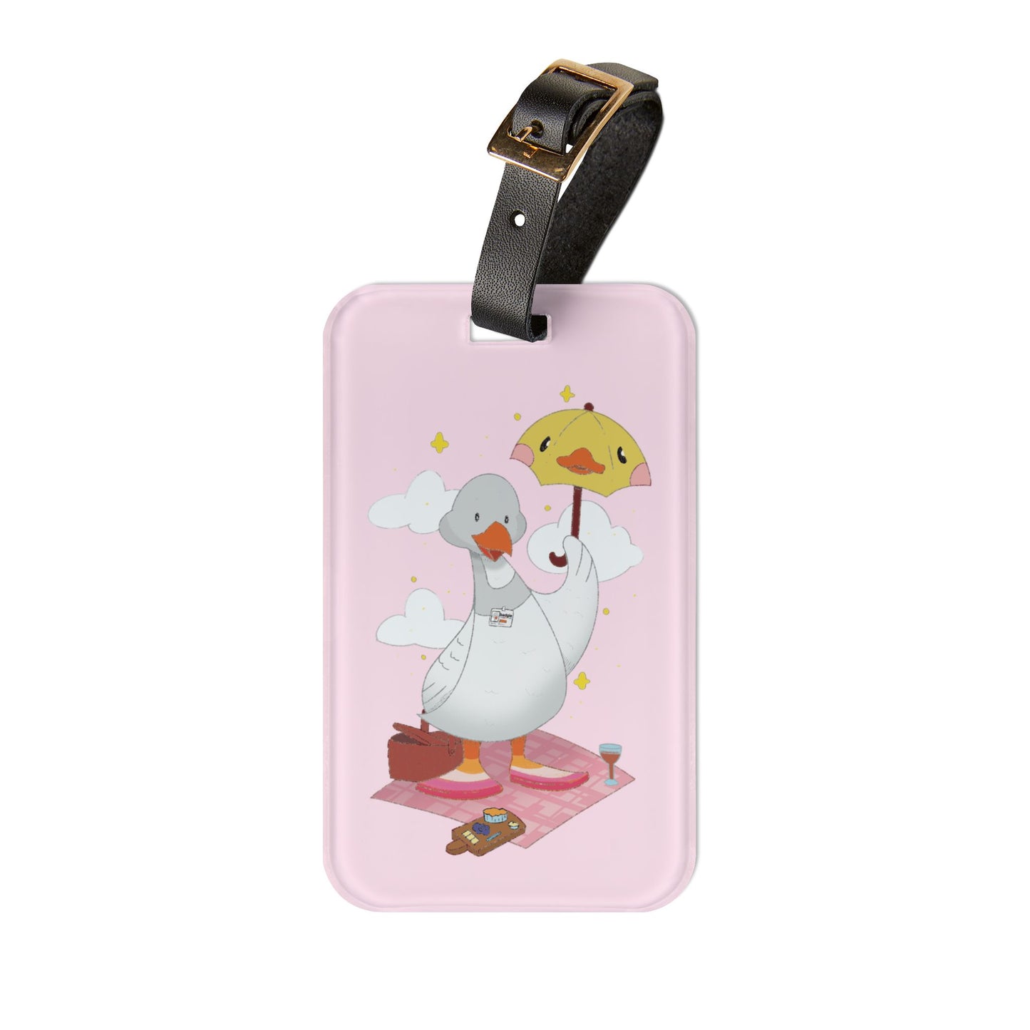 Badgie Luggage Tag - Lesbian Goose "Tula"