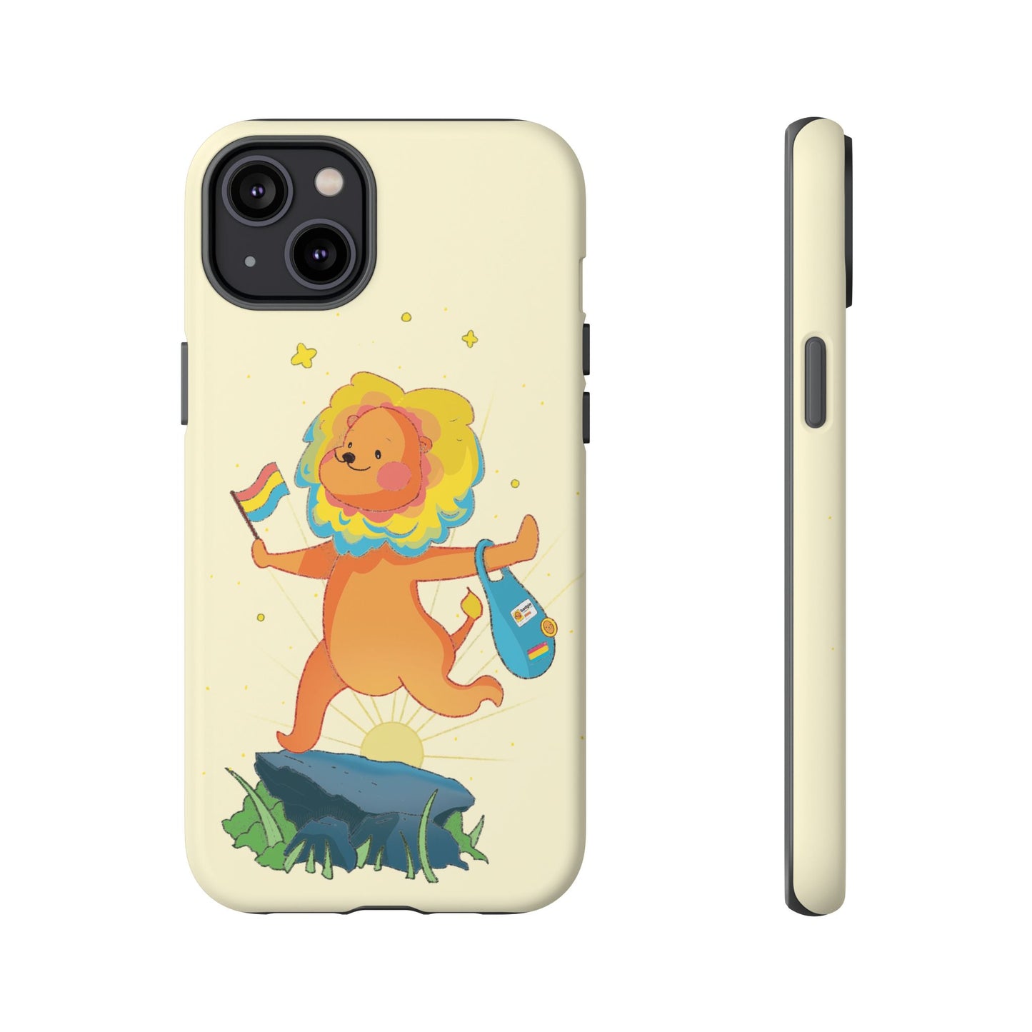 Badgie iPhone Case - Pansexual Lion "Barb"