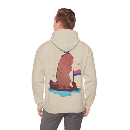 Badgie Hoodie - Bisexual Otter "River"