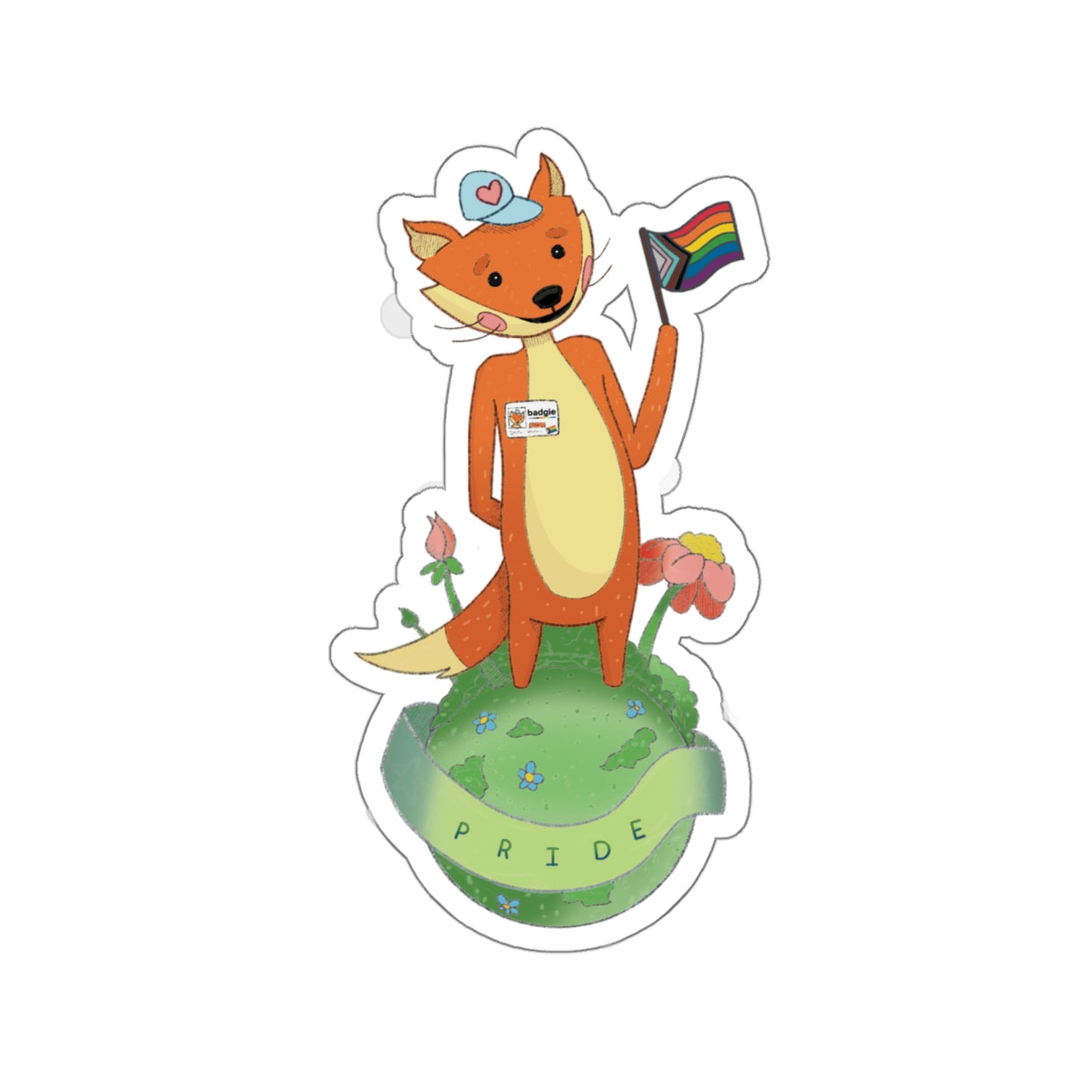 Kiss-Cut Stickers - Pride Fox "Kit"