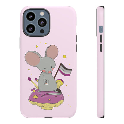 Badgie iPhone Case - Asexual Mouse "Roan"