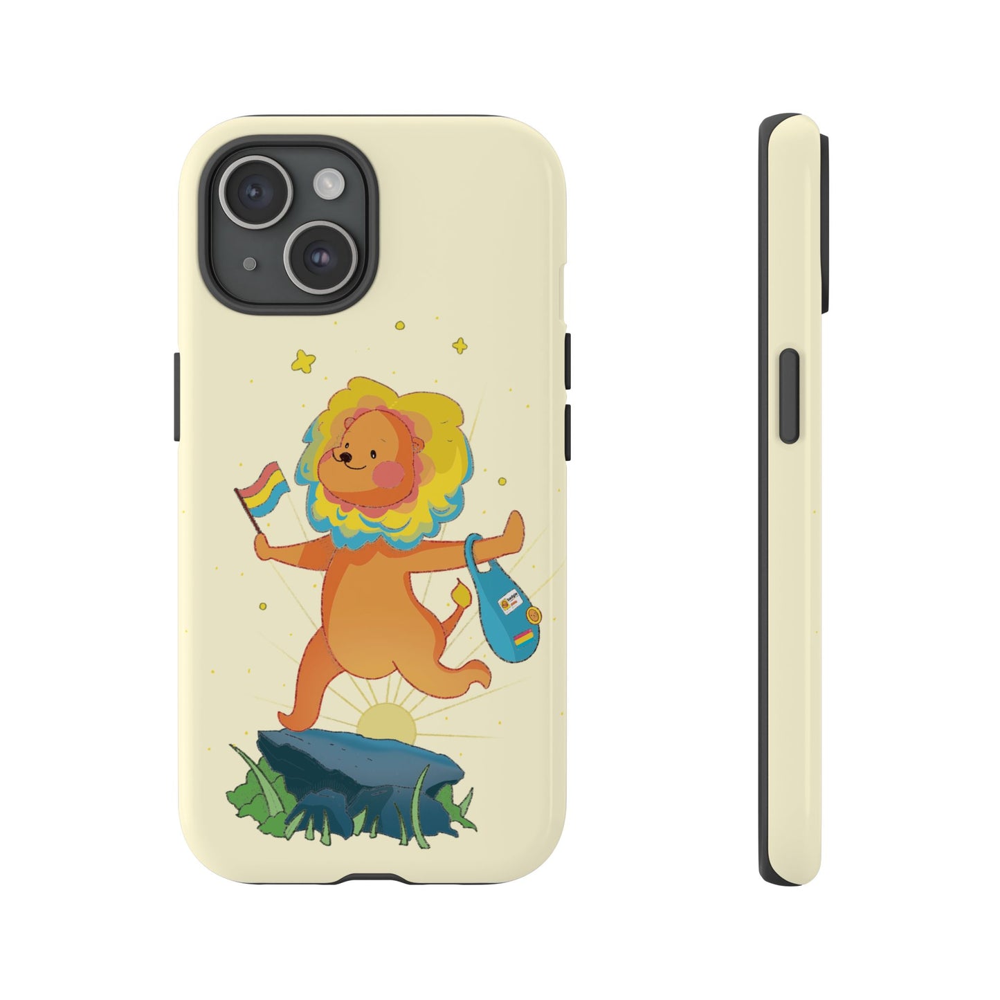 Badgie iPhone Case - Pansexual Lion "Barb"