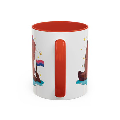 Badgie Ceramic Coffee Mug - Bi Otter “River”