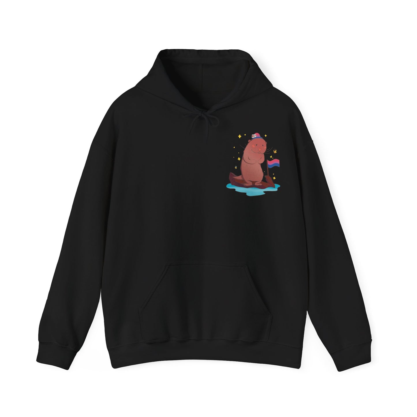 Badgie Hoodie - Bisexual Otter "River"