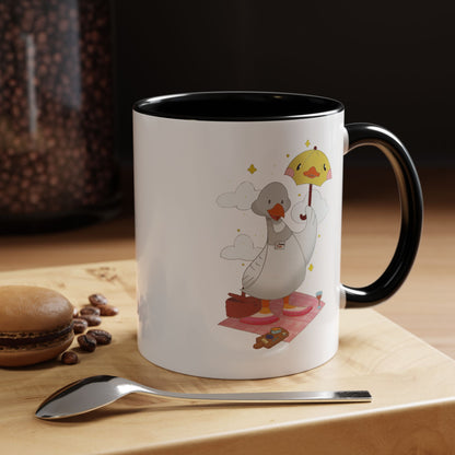 Badgie Ceramic Coffee Mug - Lesbian Goose “Tula”