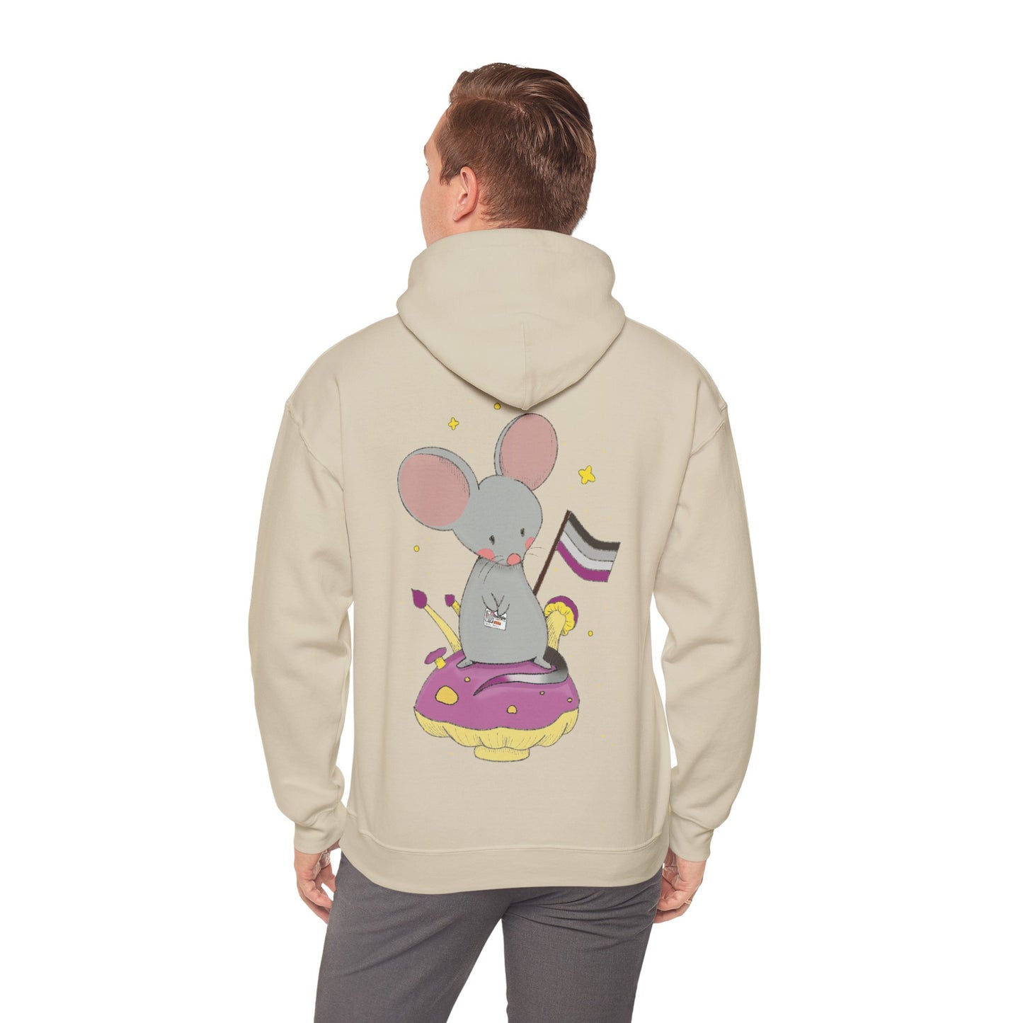 Badgie Hoodie -  Asexual Mouse “Roan”