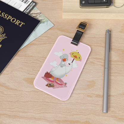 Badgie Luggage Tag - Lesbian Goose "Tula"