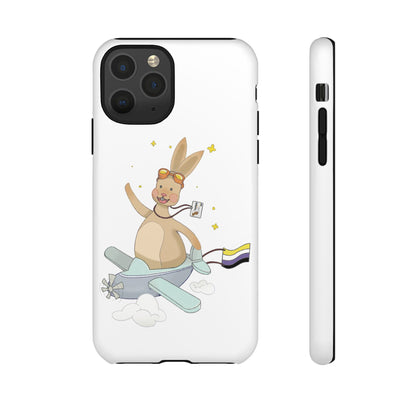 Badgie iPhone Case - Nonbinary Rabbit "Rex"