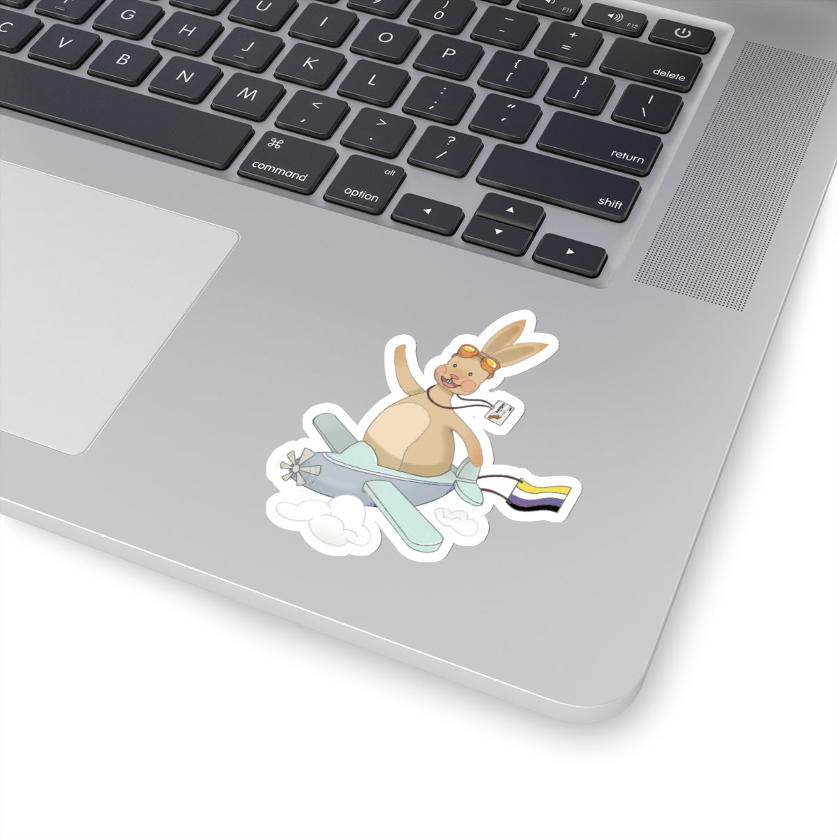 Kiss-Cut Stickers - Nonbinary Rabbit "Rex"