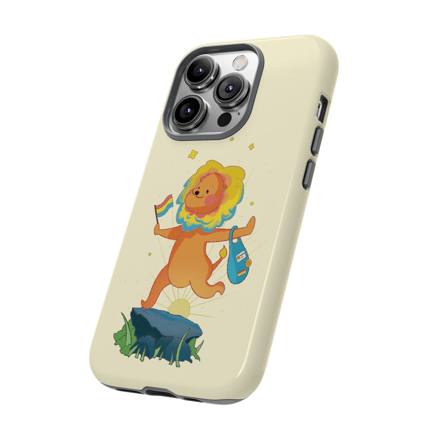 Badgie iPhone Case - Pansexual Lion "Barb"