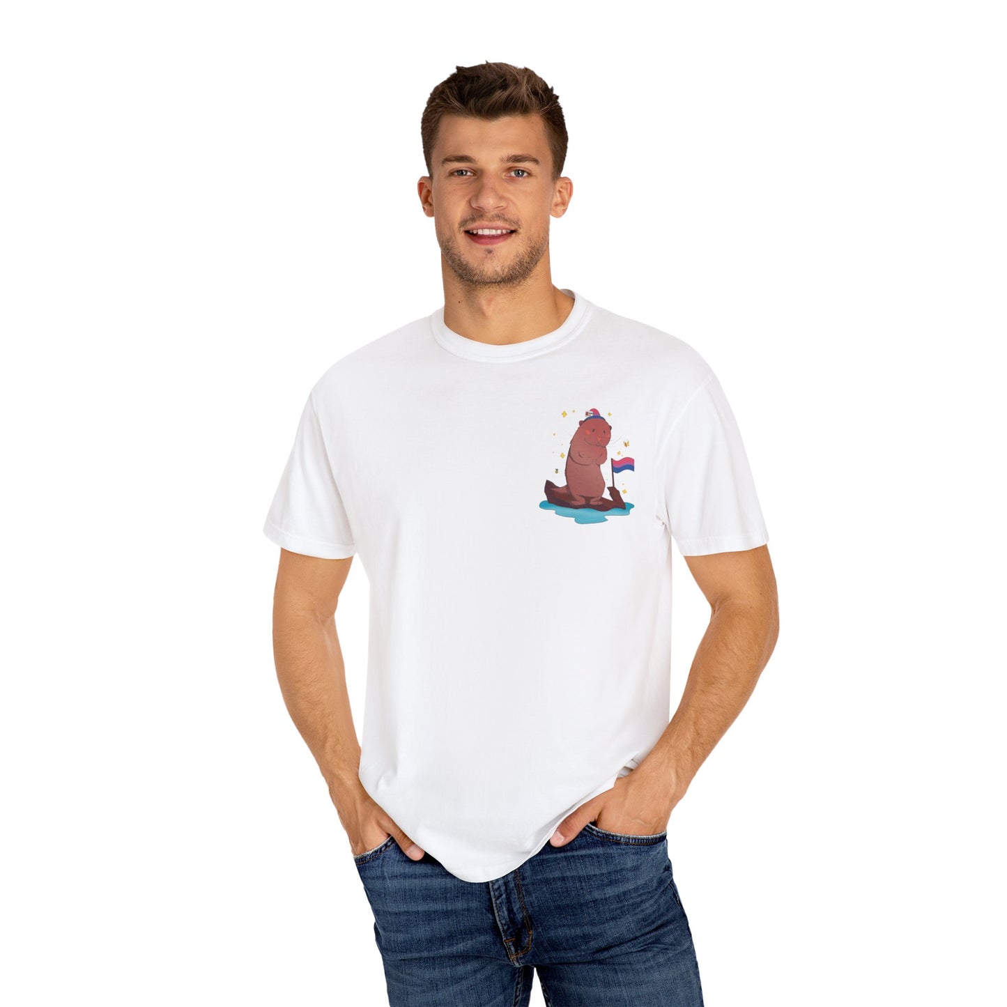 Badgie T-Shirt - Bisexual Otter "River"