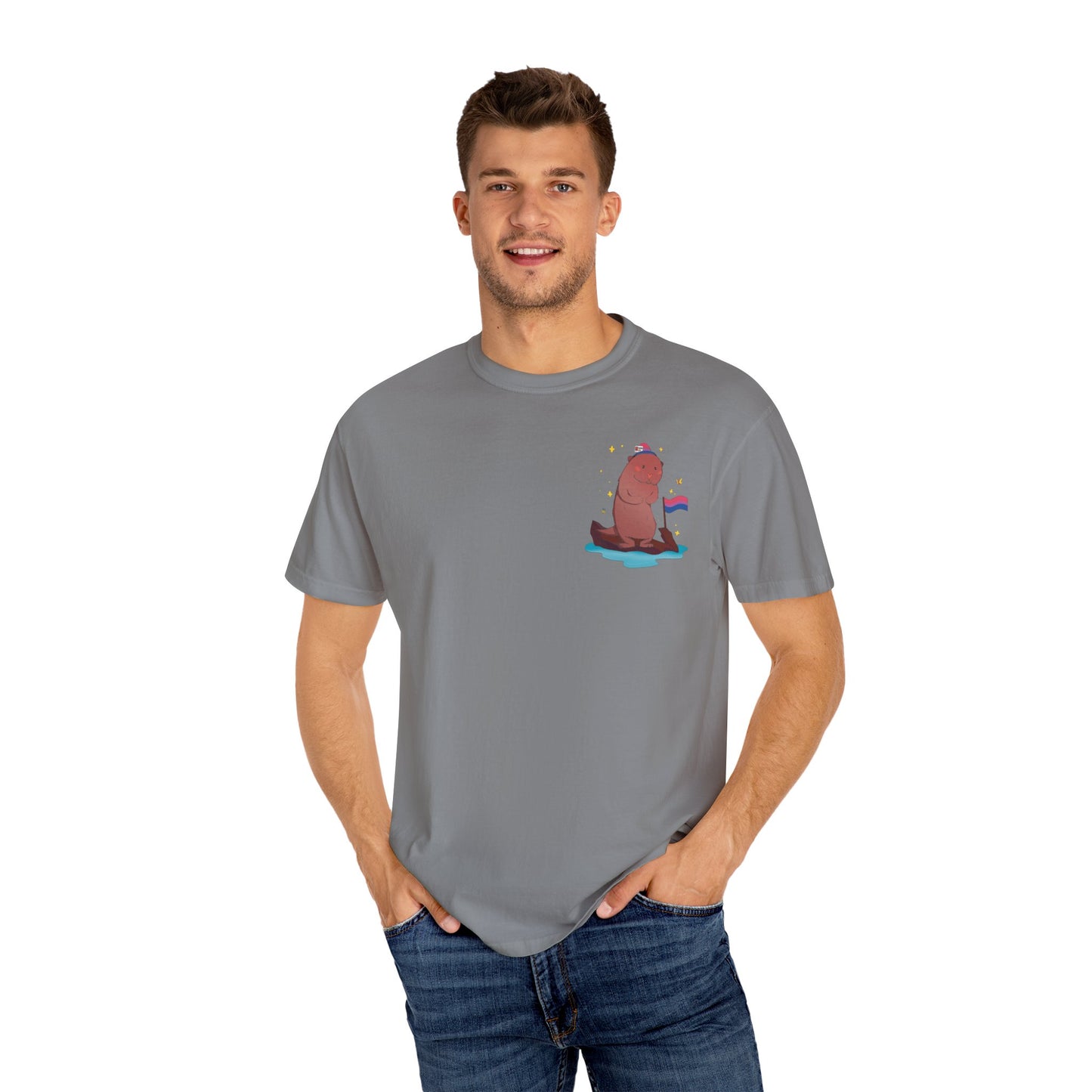 Badgie T-Shirt - Bisexual Otter "River"