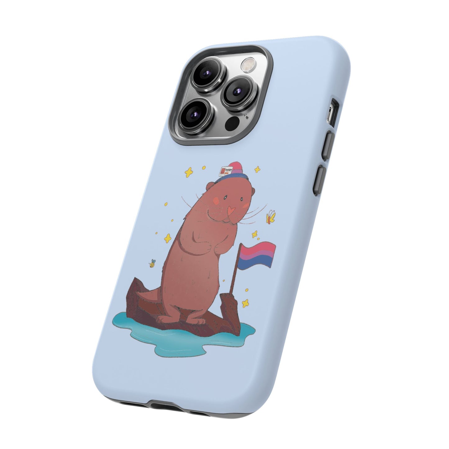 Badgie iPhone Case - Bisexual Otter "River"