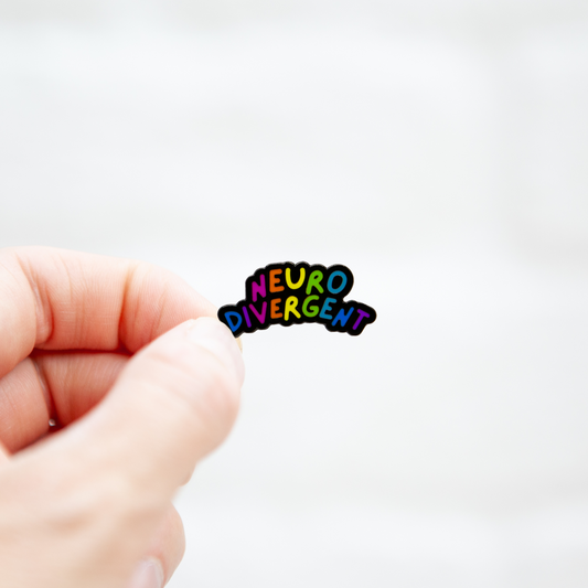 Neurodivergent Rainbow Pin