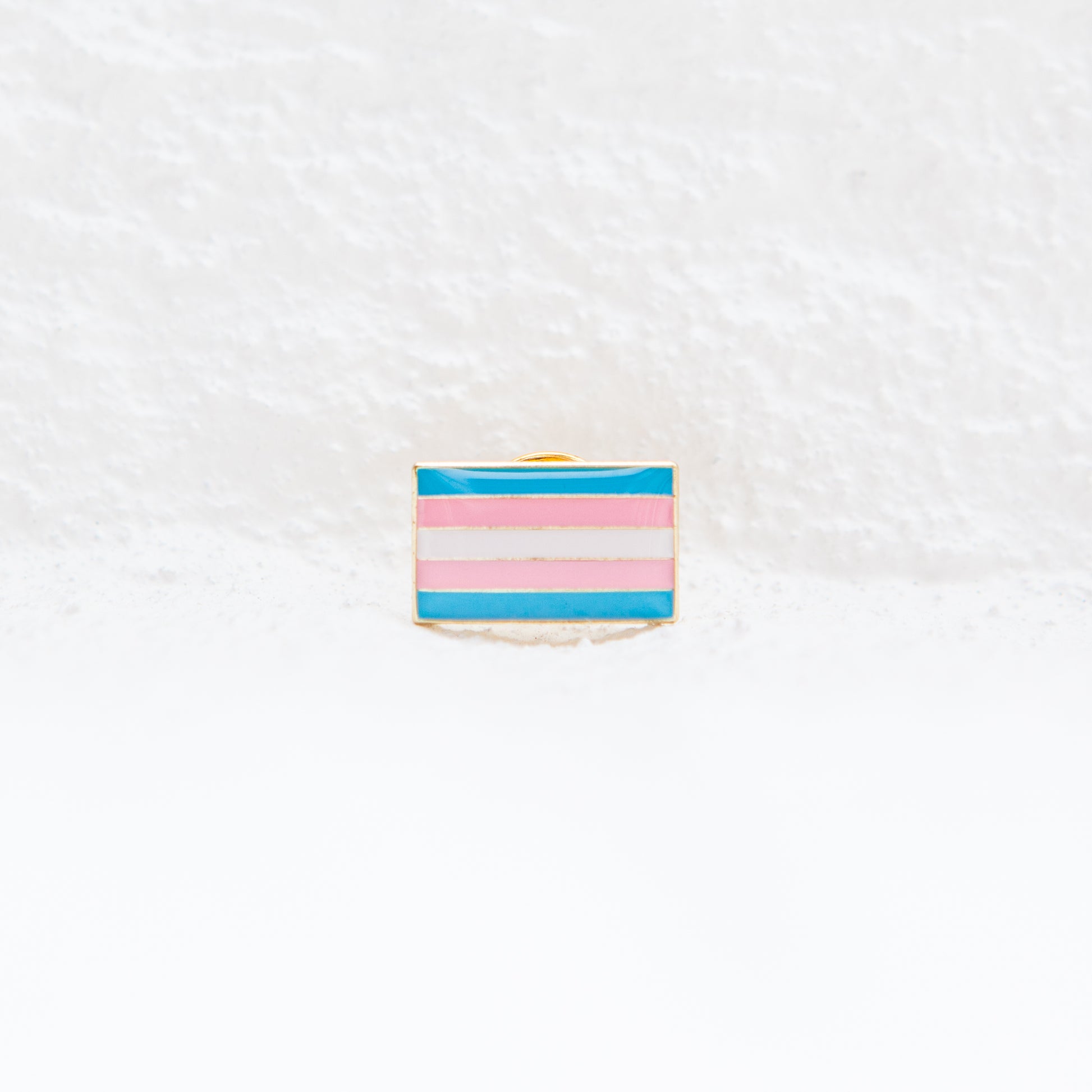 Trans Flag Pin - Badgie