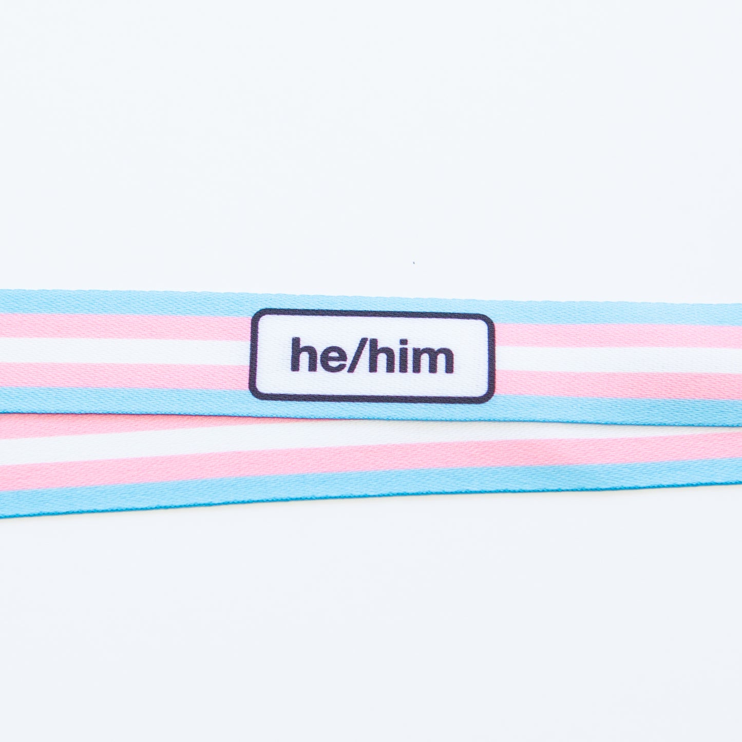 Badgie Trans Pronoun Lanyards - Badgie