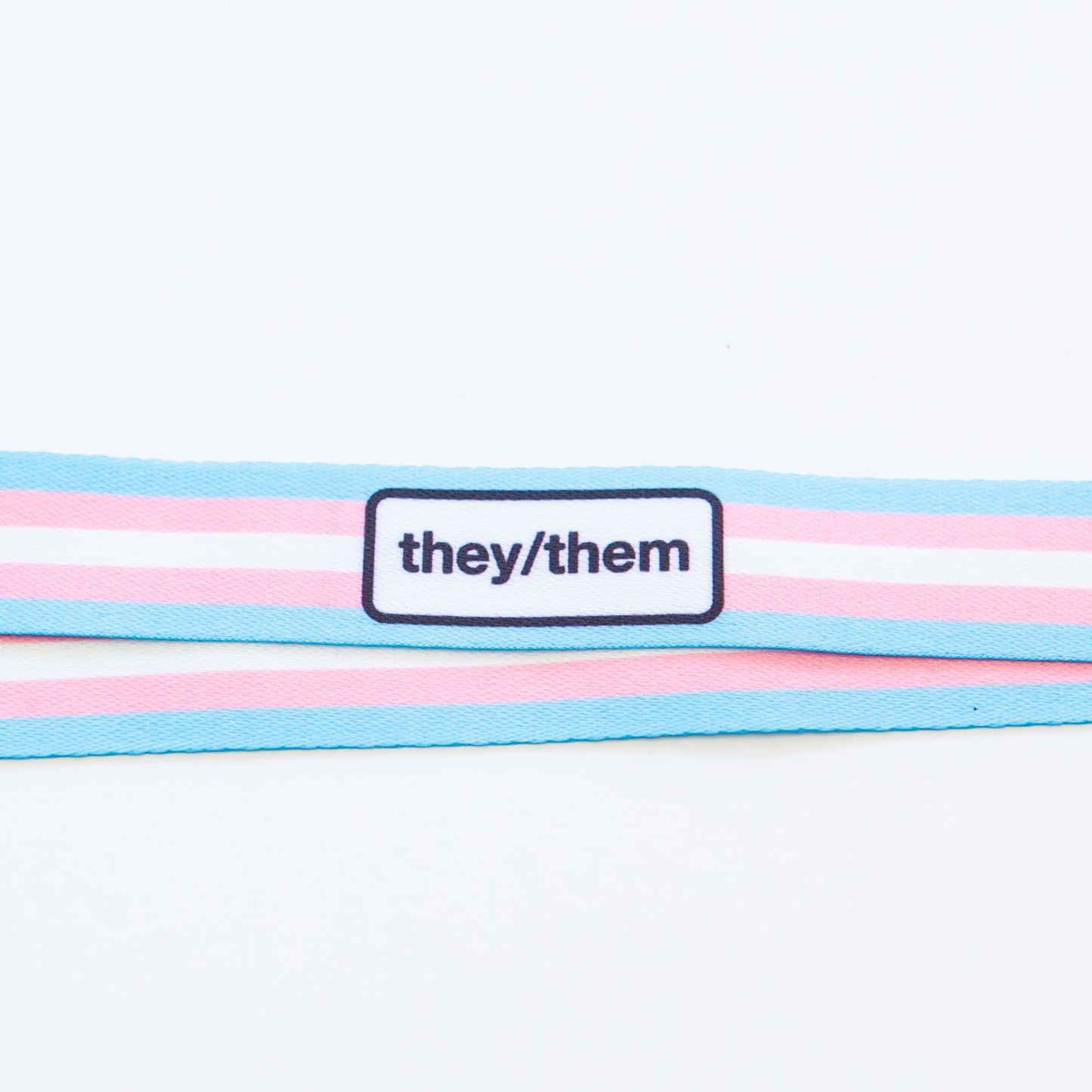 Badgie Trans Pronoun Lanyards - Badgie