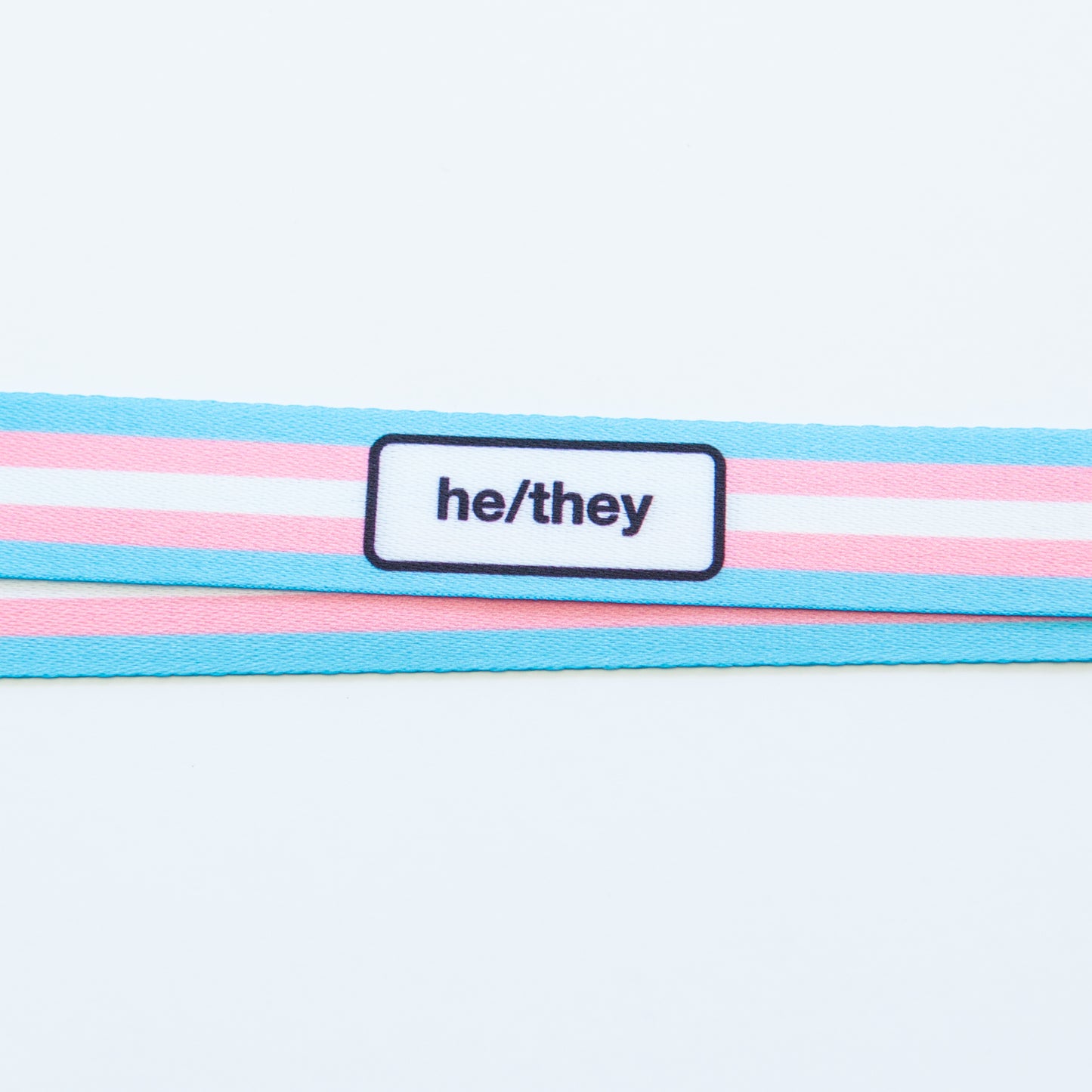 Badgie Trans Pronoun Lanyards - Badgie