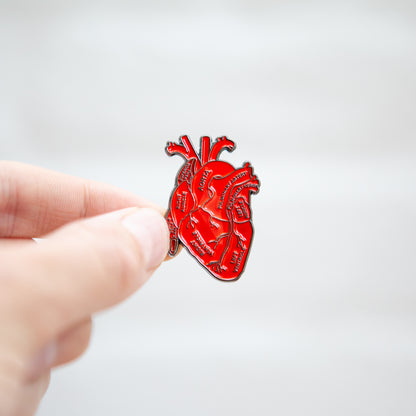 Anatomical Heart Pin - Badgie